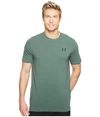 Under Armour Charged Cotton® Left Chest Lockup In Downtown Green