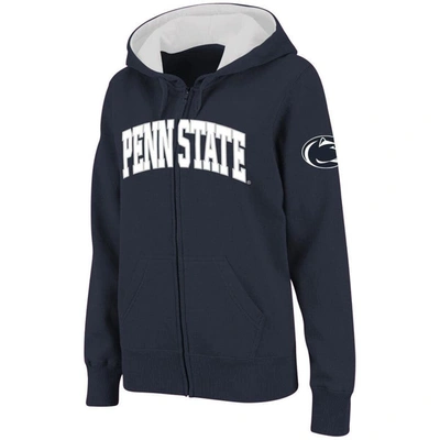 Colosseum Stadium Athletic Navy Penn State Nittany Lions Arched Name Full-zip Hoodie