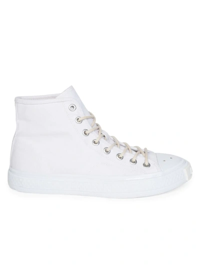 Acne Studios Women's Ballow Canvas High-top Sneakers In Optic White