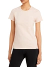 Moncler Embellished Logo Cotton T-shirt In Pink
