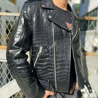 REAL Alligator Motorcycle Jacket 