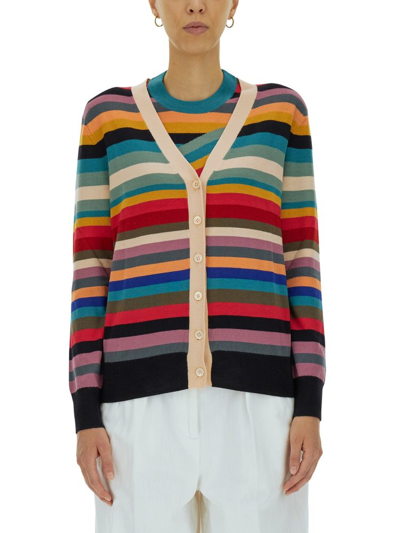 Ps By Paul Smith Ps Paul Smith Signature Stripe V In Multi-colored