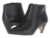 Sam Edelman Lucy Ankle Boot In Black Modena Calf Leather