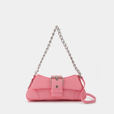 Balenciaga Lindsay Pink Leather Shoulder Bag
