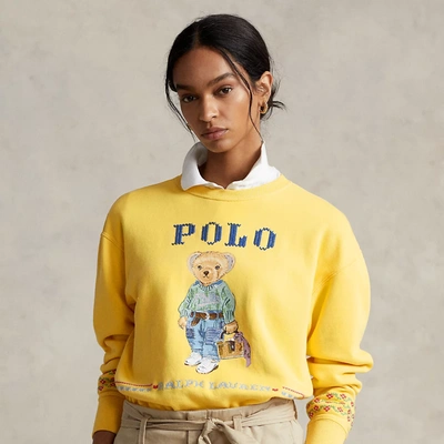 Polo yellow online sweatshirt