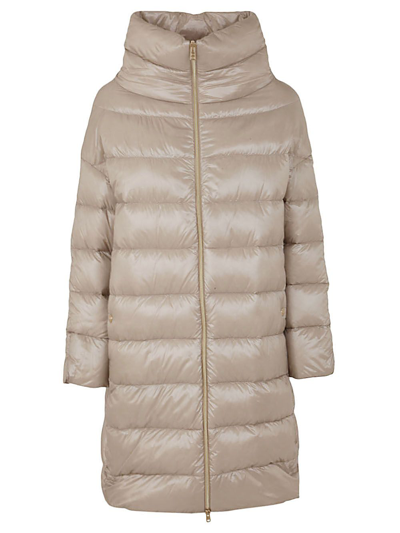 Herno Matilde Puffer Jacket In Beige