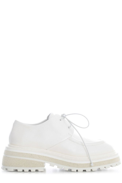 Marsèll Carro Chunky Sole Derby Shoes In White