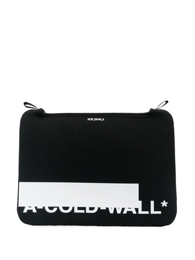 A-cold-wall* Logo Colour-block Laptop Case In Black
