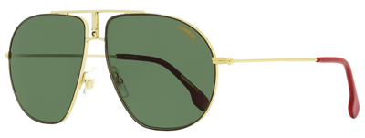 Carrera Unisex Pilot Sunglasses Bound/s 01qqt Gold/burgundy 62mm In Green