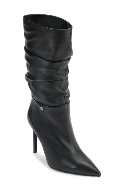 Dkny Women's Maliza Pointed-toe Slouch Boots In Black