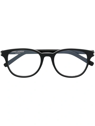 Saint Laurent Wayfarer-frame Optical Glasses In Black