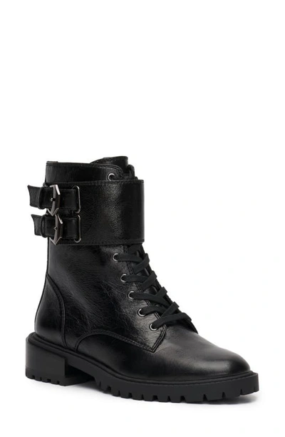Vince Camuto Fawdry Combat Boot In Black