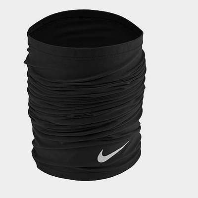 Nike Dri-fit Neck Wrap In Black,silver