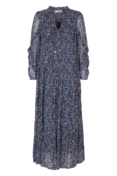 Moliin Devine Midi Dress In Evening Blue