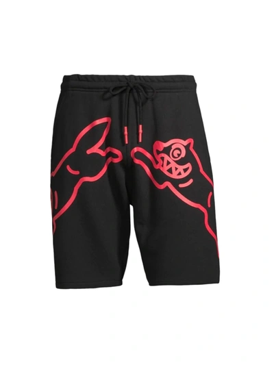 Icecream Cherry Sweat Shorts In Black