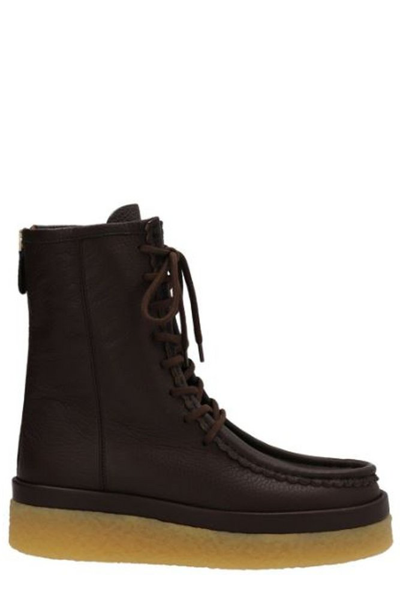 Chloé Brown Jamie Ankle Boots In Enigmatic Brown