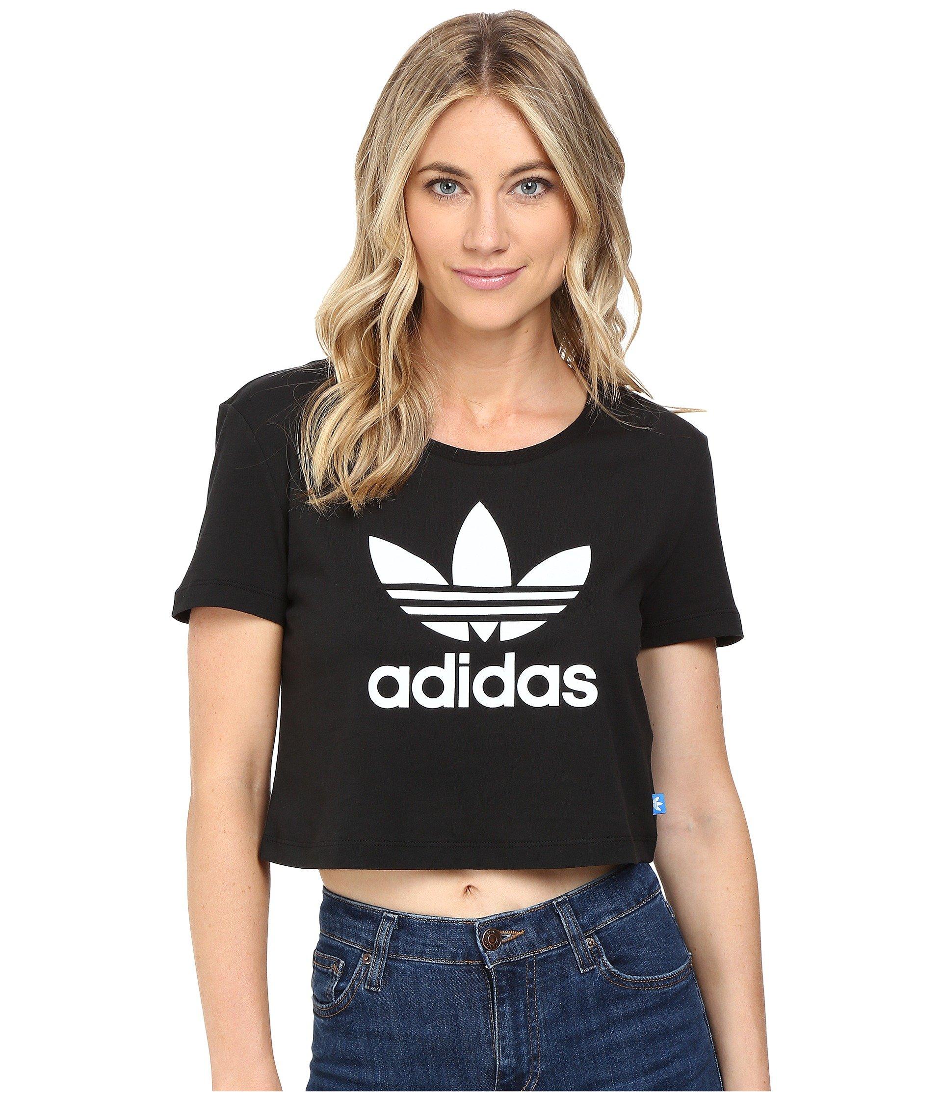 adidas originals crop tee