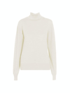 Jil Sander Turtleneck Sweater In White