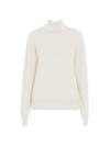 Jil Sander Turtleneck Sweater In Natural