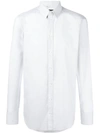 Dolce & Gabbana Gold-fit Single-cuff Cotton Shirt In White