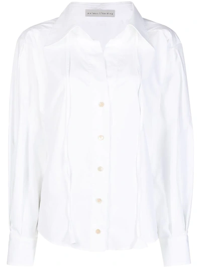 Palmer Harding Palmer//harding Clarity White Stretch-cotton Shirt