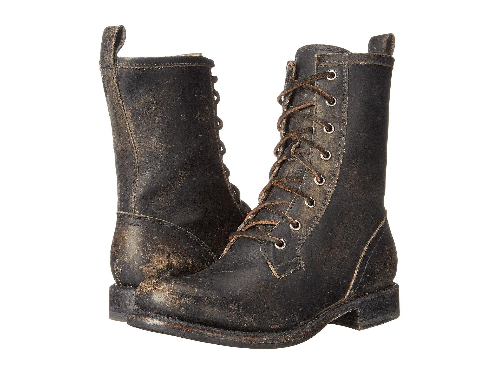 frye jenna combat boot