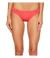 Tommy Bahama Pearl Shirred Hipster Bottom In Red