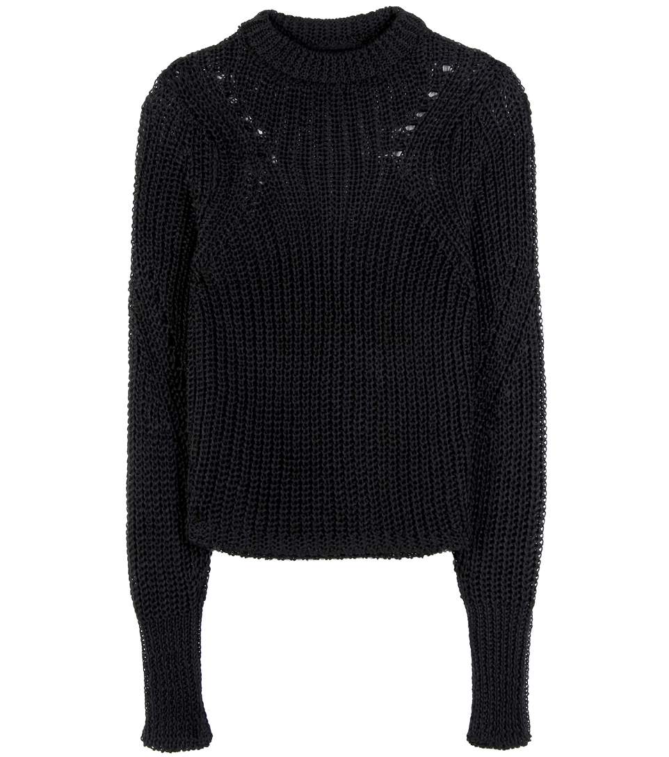 Isabel Marant Zutti Linen-blend Sweater | ModeSens
