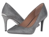 Calvin Klein Gayle In Shadow Grey Pearlized Stingray Print Leather