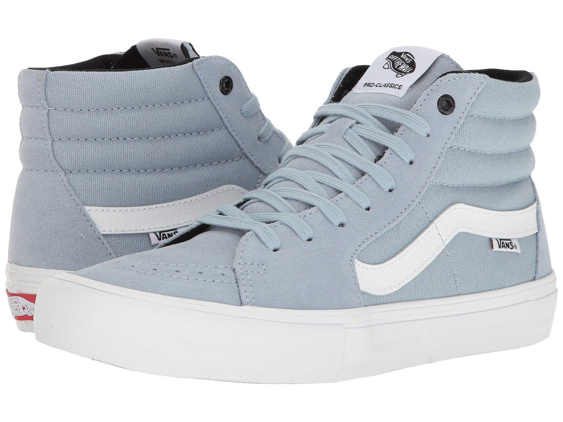 vans sk8 hi blue fog