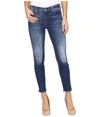 7 For All Mankind The Ankle Skinny W/ Raw Hem In Bondi Beach