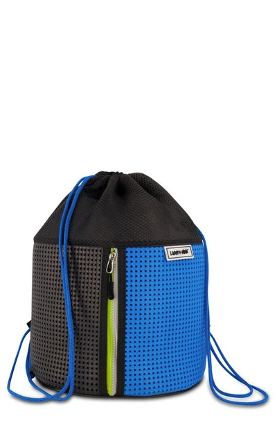 Light+nine Kids' Electric Blue Sophy Water Resistant Drawstring Bag
