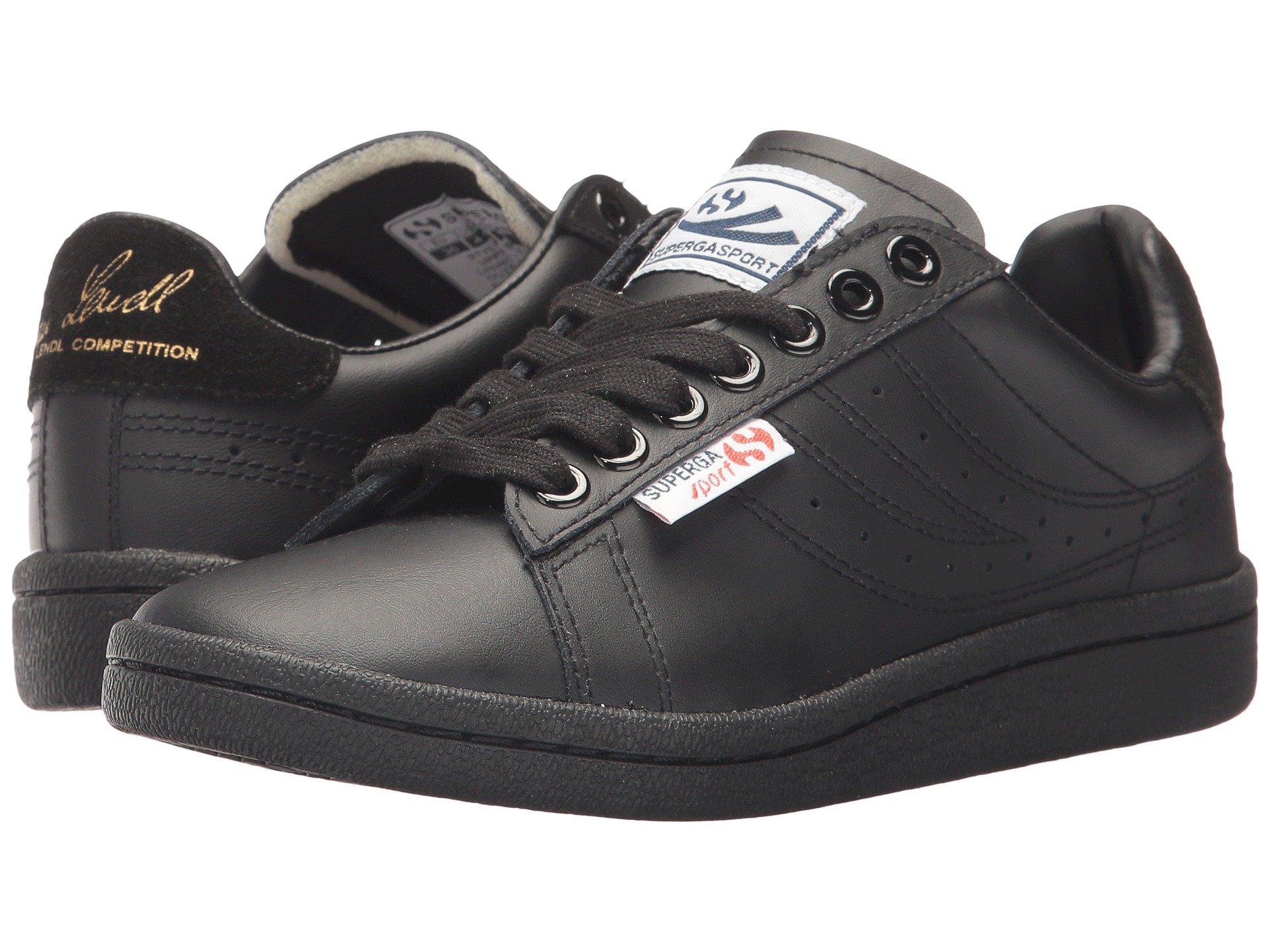 superga total black