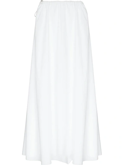 Sir. White Mason Tie-waist Midi Skirt