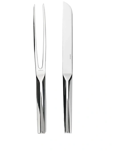 Sambonet Roastbeef Fork-knife Set In Silver