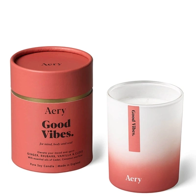 Aery Aromatherapy Candle - Good Vibes In Red