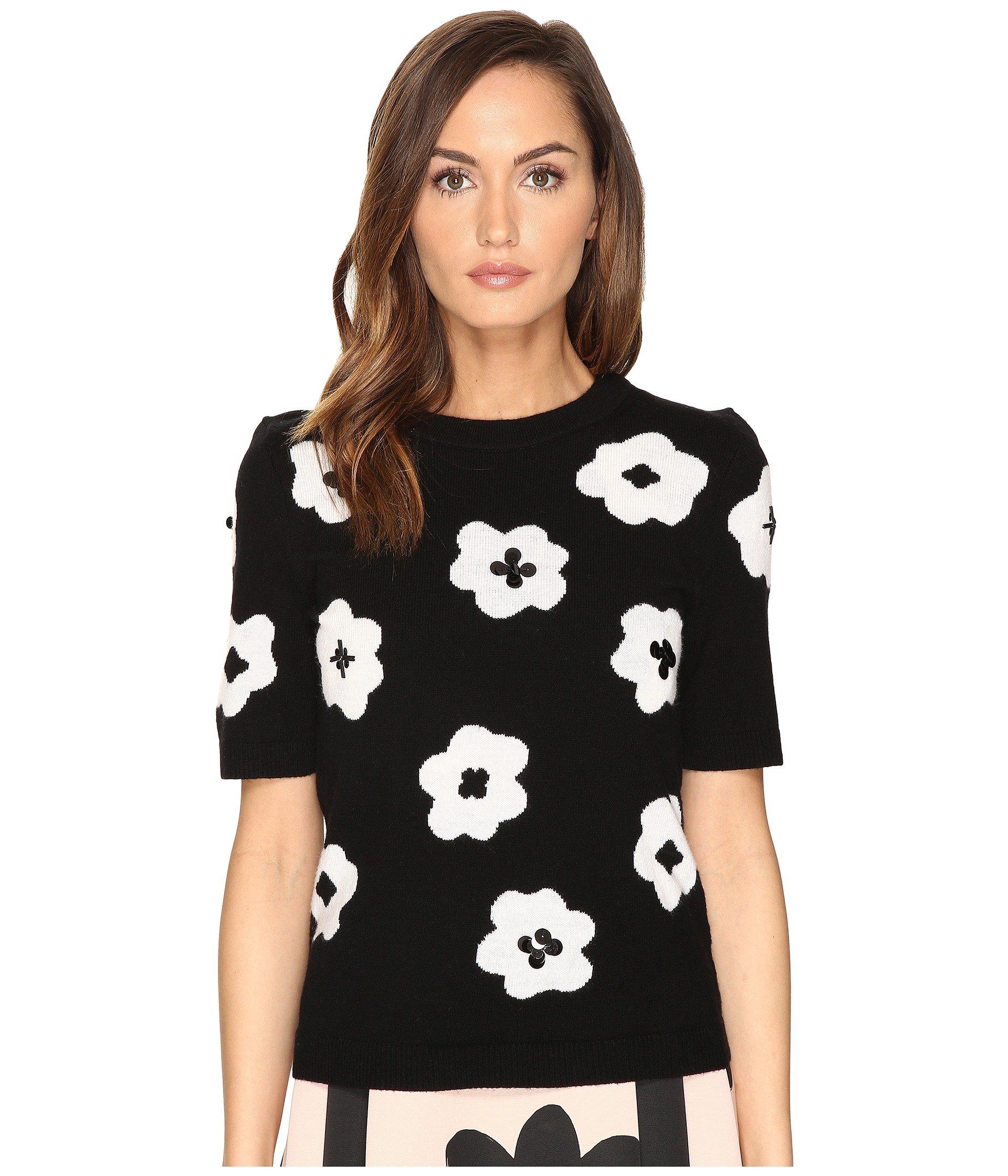 floral intarsia sweater