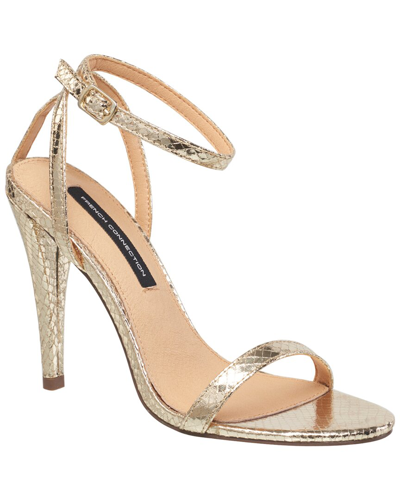 French Connection Tessa Sandal In Gold
