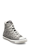 Converse Chuck Taylor All Star High "leopard" Sneakers In Egret/ Black/ Egret