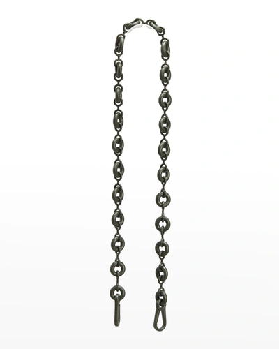 Loewe Donut Chain Shoulder Strap In 1100 Black