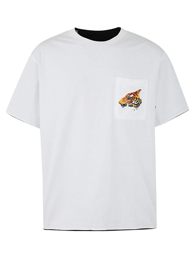 Tintoria Mattei T-shirt In Black And White Cotton