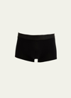 Cdlp Men's Low-rise Solid Trunks In Black