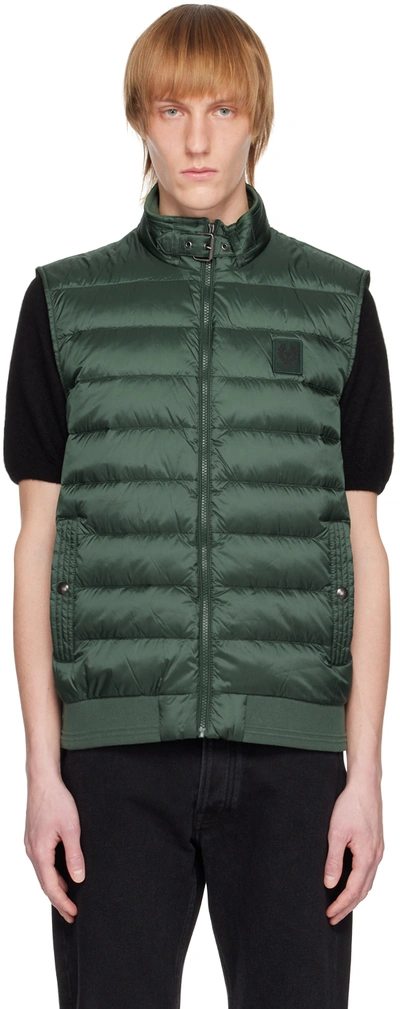 Belstaff Green Tonal Circuit Down Vest