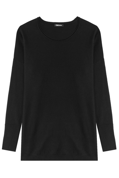Dkny Silk Pullover With Cashmere | ModeSens