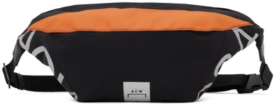 A-cold-wall* Black Stria Logo Messenger Bag