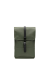 Rains Green Mini Backpack In Evergreen