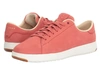 Cole Haan Grandpro Tennis In New Mineral Red Nubuck/pink Blue Madras Lining
