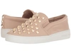 Michael Michael Kors Keaton Slip-on In Oyster Suprema Nappa Sport/faceted Studs