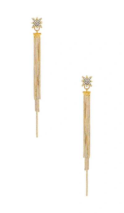 Amber Sceats X Revolve Falling Star Earrings In Metallic Gold