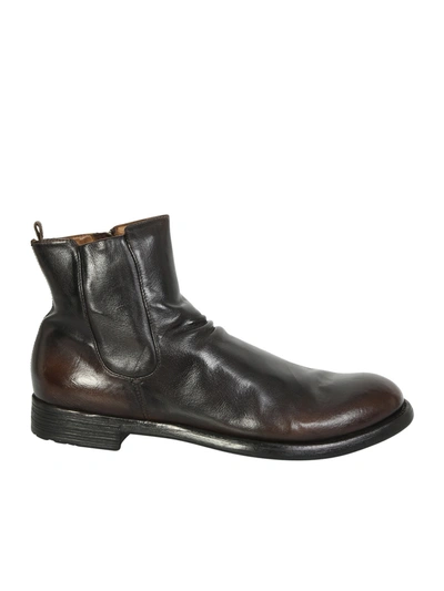 Officine Creative Hive Ankle Boots In Brown